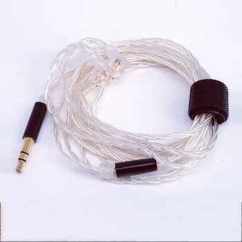 

4N wired earphones upgrade cable Oxygen-free silver-plated upgrade cable for shur e MMCX / 0.78 / QDC interface earbuds