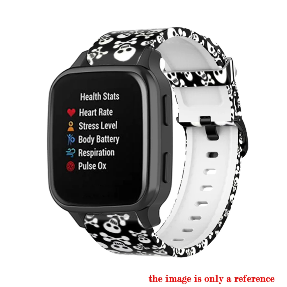 Correa de silicona para reloj inteligente Garmin venu sq 2 plus, accesorios  de repuesto con patrón colorido para pulsera Garmin venu
