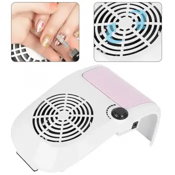 

Nail Lamp 40W Professional Nail Vacuum Cleaner Dust Collector Collection Cleaning Machine for Nail Art Nail Lamps