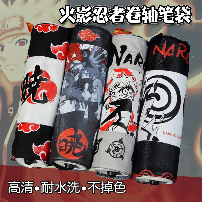 Аниме Наруто Акацуки косплей канцелярская сумка Карандаш Чехол Prop Uchiha Itachi