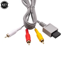 1.8 m 3 RCA Cable for Nintendo Wii Controller Console Audio Video AV Cables Composite 480p Gold-plated 3RCA for Nintend Wii Cord - Image 5