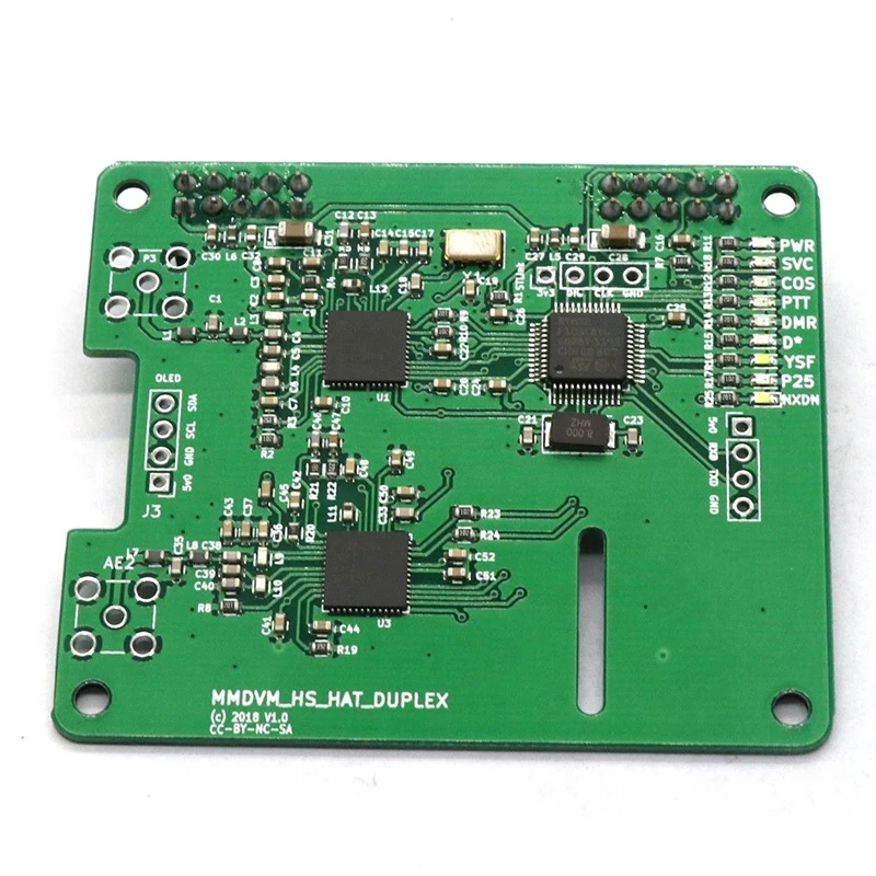 

Duplex MMDVM Hotspot Module Support P25 DMR YSF UHF+VHF SLOT1 SLOT2 with 2 SMA Antennas for Raspberry Pi 32-bit ARM processor