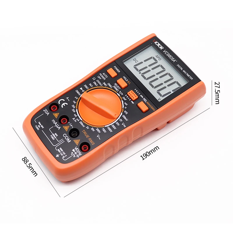 Digital-Multimeter-VICTOR-VC9805A-True-RMS-DMM-AC-DC-Ammerter-Resistance-Capacitance-Inductance-Frequency-Temperature-tester (3)