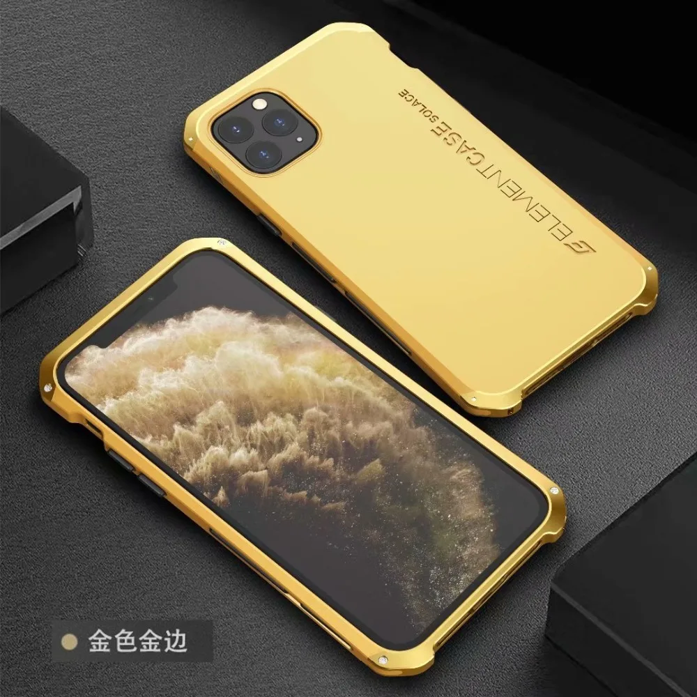 R-JUST защитный чехол для Iphone 11 Pro Max металлический алюминиевый+ Гибридный PC сверхмощный противоударный чехол для Iphone11 Pro Max