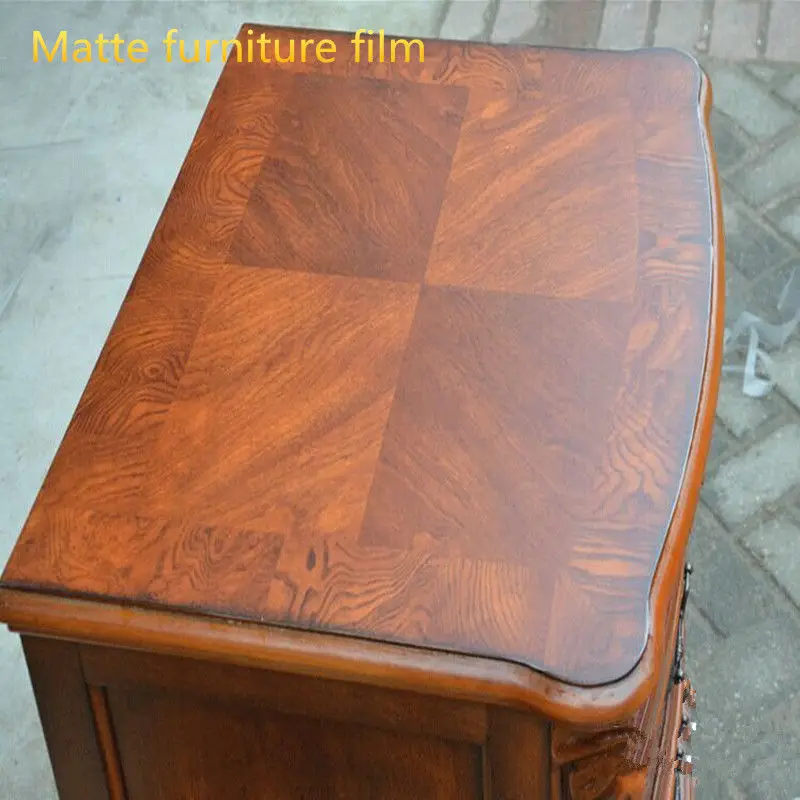 Sunice Matte Clear Furniture Protective Film 0.2mm Thickness Table Wrap Vinyl Heat Resist Anti-Oil Kitchen restaurant Use