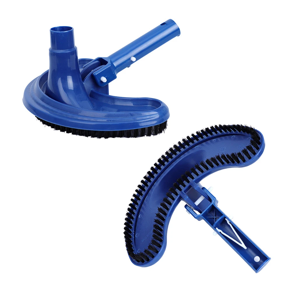 Swimming Vacuum Head Brush Cleaner Pool Suction Head Brush Cleaner Half Moon Flexible Swimming Pool Curved Suction Tool swimming pool cleaner