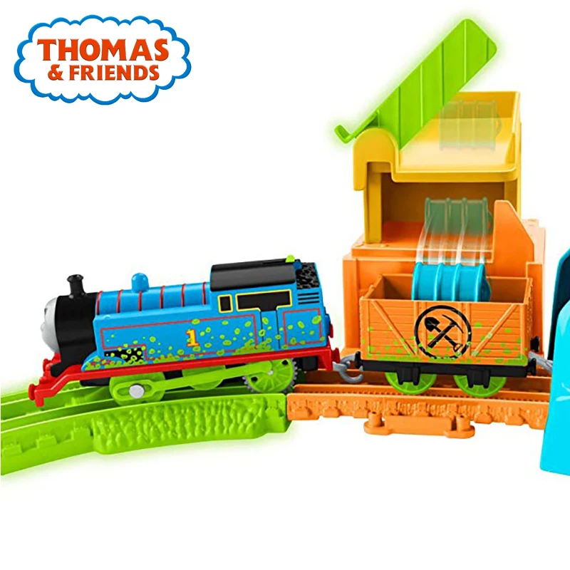 trackmaster glowing mine set