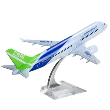 

18CM COMAC C919 Airbus Aircraft Display Gift Airliner Static Model Collection TH09719-SMT2