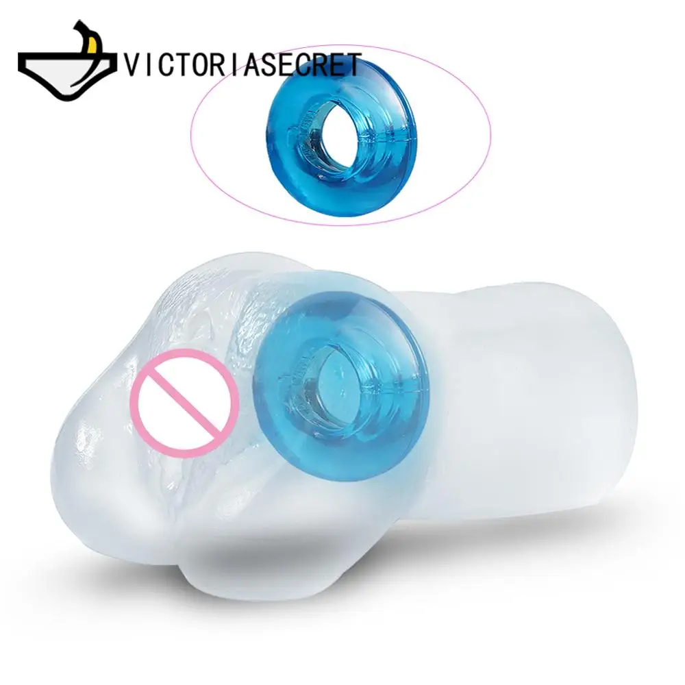 Soft Transparent silicone Sex Doll Male Masturbator 3D vagina for men realistic Pussy licking Adult Sex Toys Masturbating device