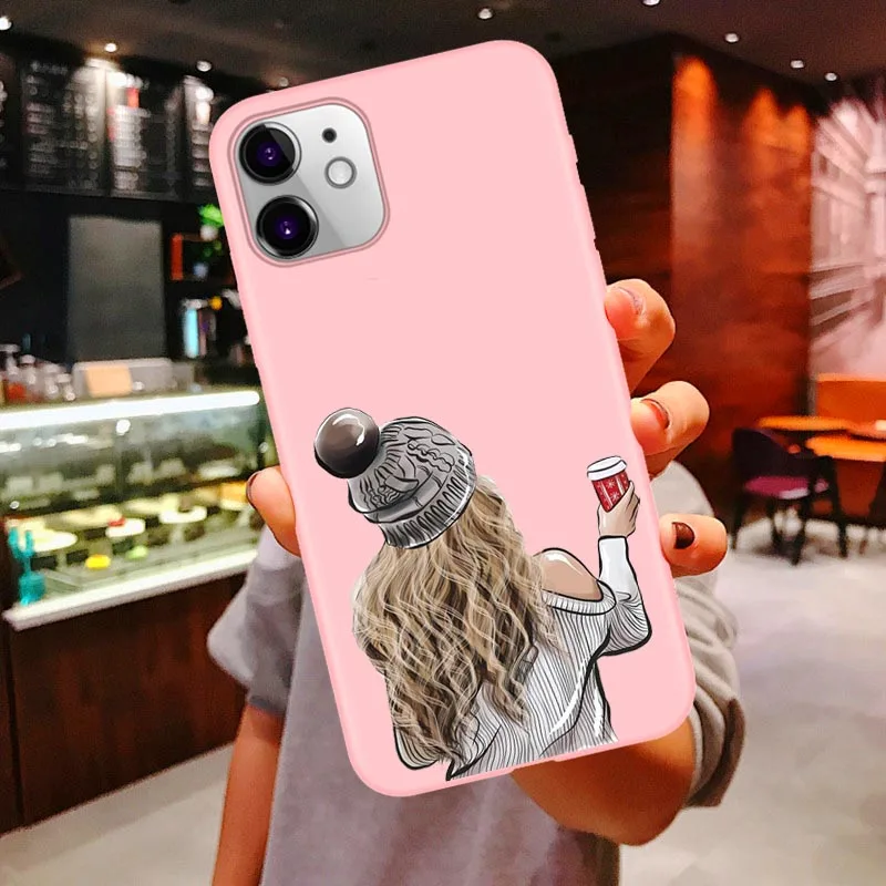 Bff лучший для друзей и пар Мягкий чехол для телефона для iphone 11 Pro Max мультяшная свинья принт розовый ТПУ чехол для iphone 7 8 Plus X XR XS Max - Цвет: Pink TPU