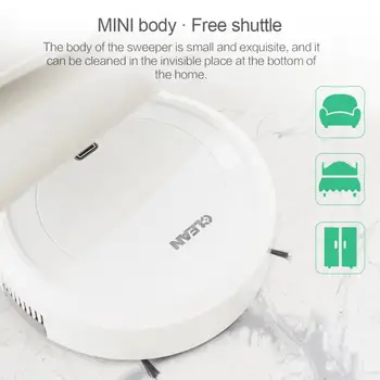 

1800 Pa 3-In-1 Smart Sweeping Robot Vacuum Cleaner Floor Edge Dust Clean Auto Suction Sweeper Vacuum Cleaner Home