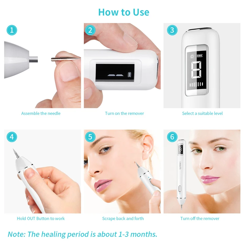 Hot sale Household electric Moles/Tattoos/Warts Removal laser Plasma Pen