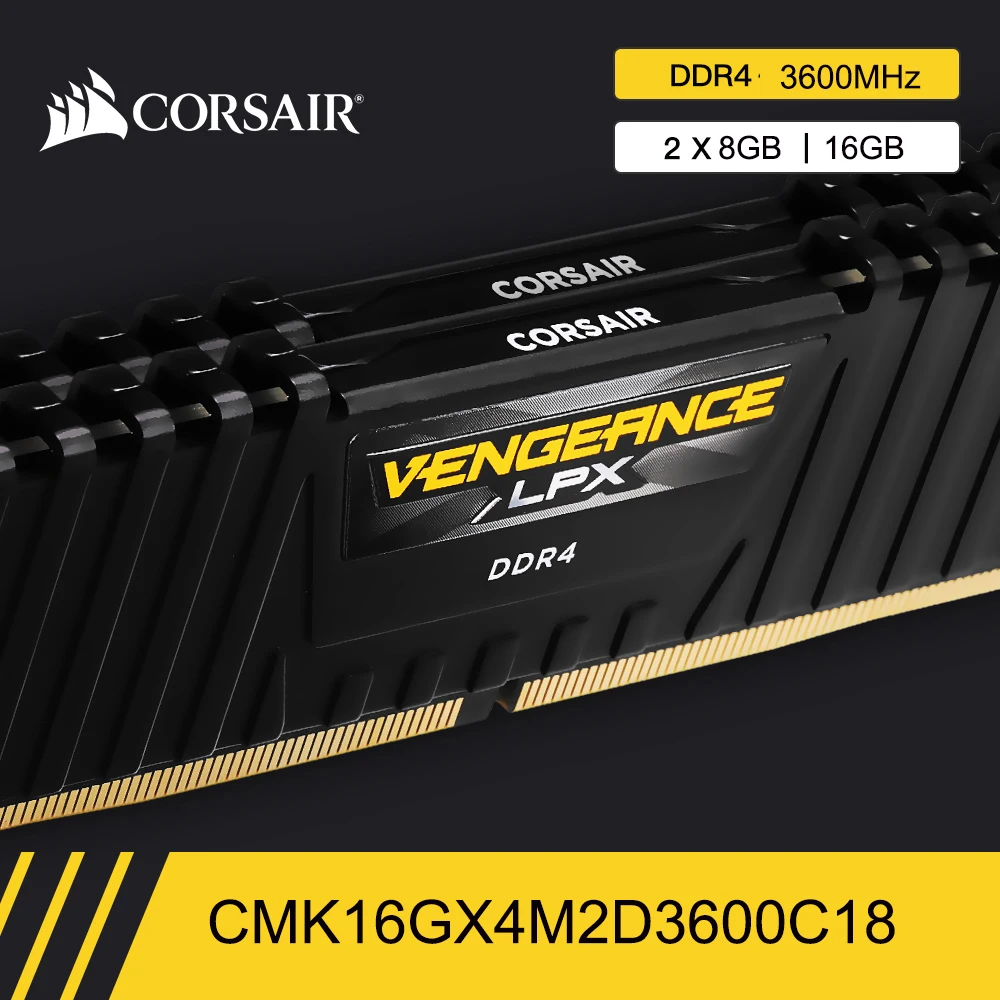 CORSAIR Rache LPX HOCHLEISTUNGS-GPS-CHIPSATZ 16GB (2X8GB) DDR4 PC4 3600MHZ  Desktop RAM ECC Speicher DIMM CMK16GX4M2D3600C18 - AliExpress