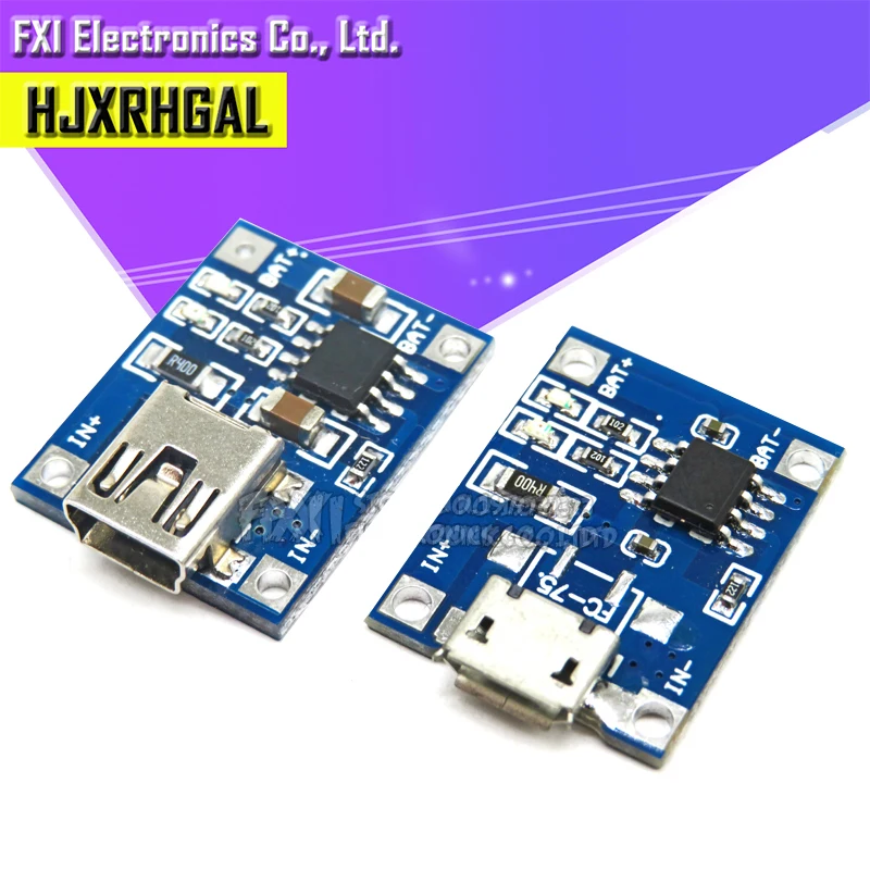 20pcs USB 5V 1A TP4056 модуль зарядного устройства литиевой батареи зарядная плата с