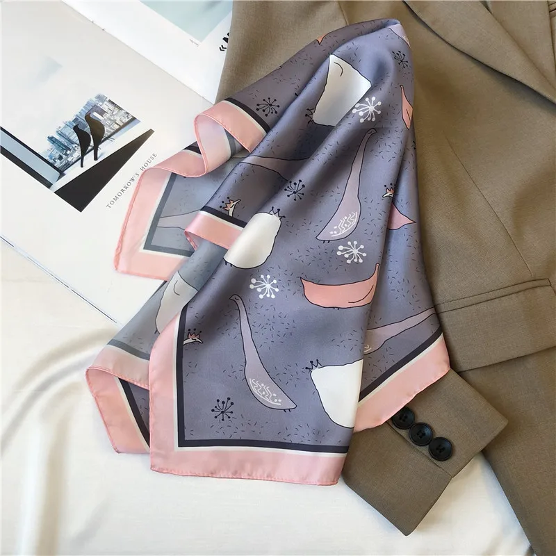Foulard Femme 100% Soie De Mûrier STORY OF SHANGHAI - Écharpe Légère 170x55 Cm, Bords Cousus Main - Cadeau élégant Pour Toutes Occasions