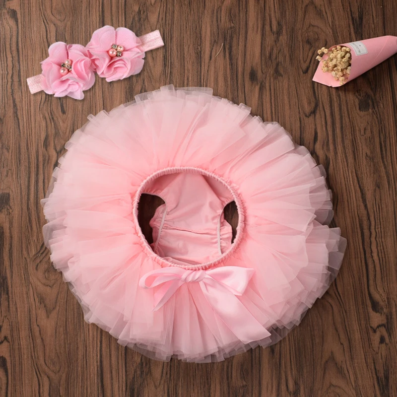 От 1 до 3 лет-осенние юбки-пачки для маленьких девочек милые короткие сетчатые юбки пачки для детей с эластичной резинкой на талии милые вечерние юбки принцессы
