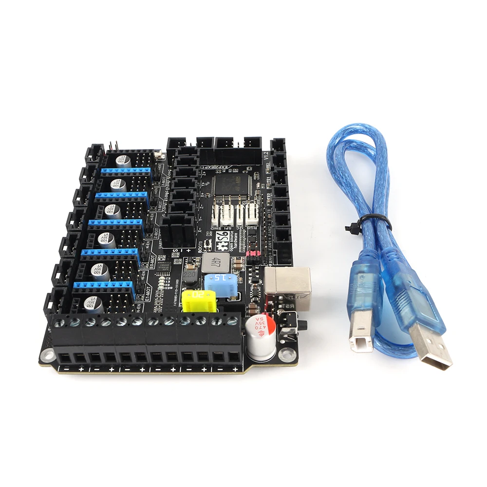 S6 V1.2 плата управления 32 бит Поддержка 6X TMC драйверы Uart/SPI Летающий провод XH/MX разъем VS F6 V1.3 SKR V1.3