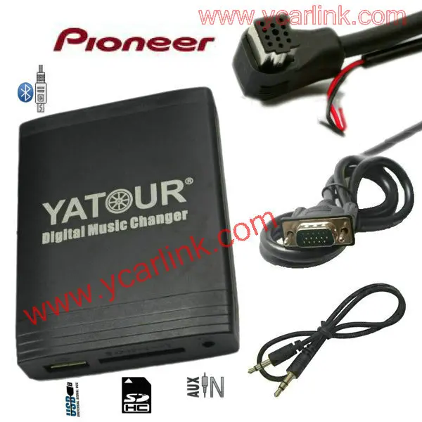 

YATOUR USB SD AUX in Adapter interface for Pioneer Head units DEH-P900 KEH-P6200-W MEH-P055 DEH-88