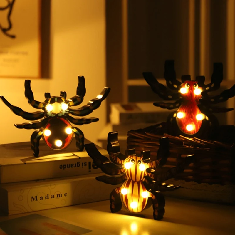Halloween Pumpkin Lights Halloween Party Outdoor Night Decorative Lights Battery Powered Light Not Included Battery
