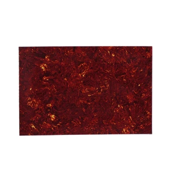 

3Ply Guitar Bass Pickguard Red Tortoise Initial Material Initial Scratch Plate 435x290mm
