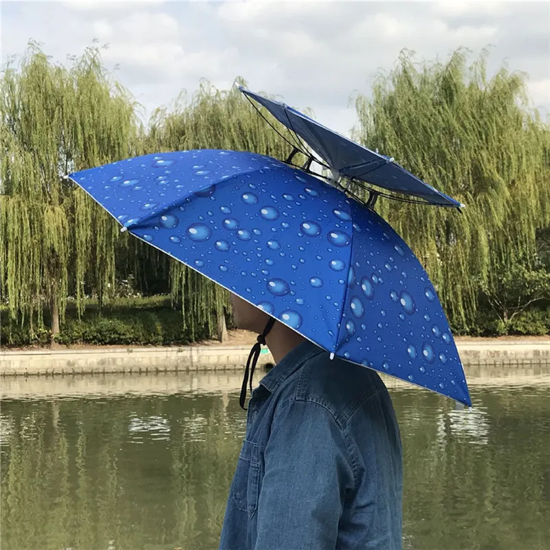 large umbrella hat