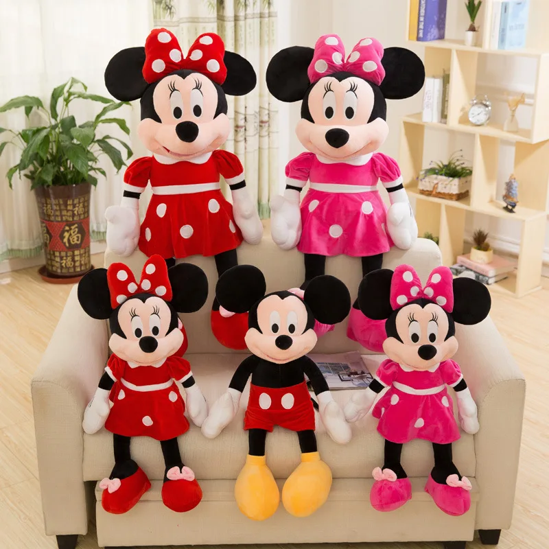 Disney Микки Маус Минни плюшевые куклы Животные Мягкие игрушки подарок на день