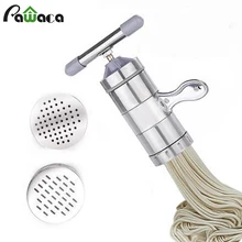 Ручной прибор для лапши из нержавеющей стали, пресс для макаронных изделий, кривошипный резак, соковыжималка для фруктов с пресс-формой, кухонная утварь ручной работы