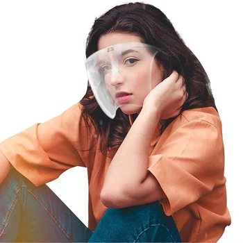 

Transparent Face Shield Full Face Mask Outdoor Running Cycling Mask Eye Protection Anti Droplet Kitchen Onion Goggles Glasses