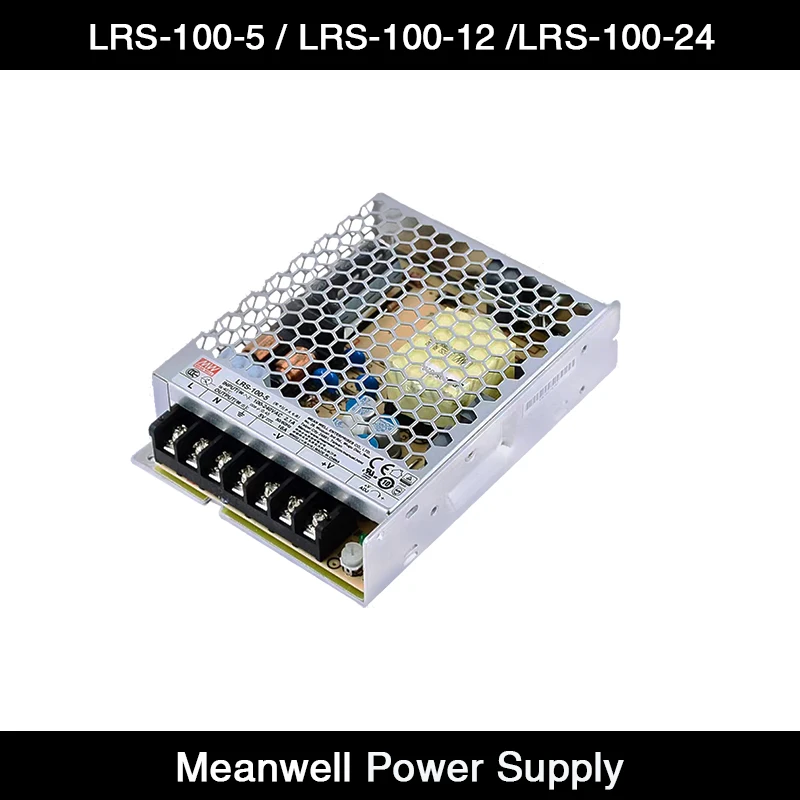 

MW LRS-100-5 / 12 / 24 LED Display Switching Power Supply 100W AC 85-264V to 5V 18A / 12V 8.5A / 24V 4.5A Single Output