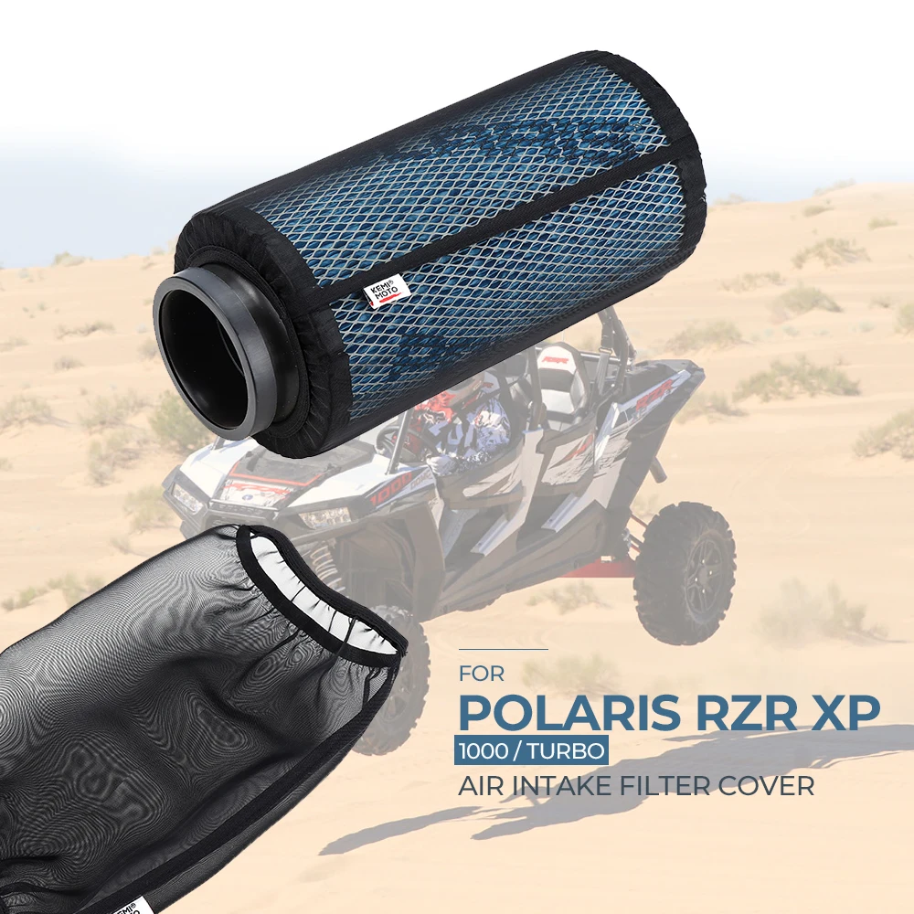 Black Car Dust Cover Air Intake Filter Protective Cover for Polaris RZR