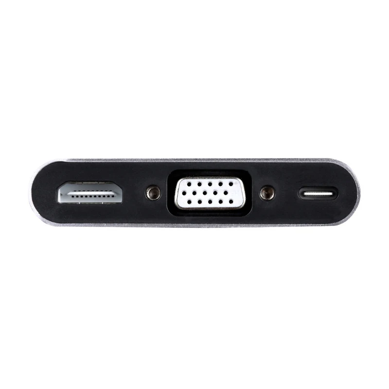 Тип C 5-в-1 адаптер Тип C на Hdmi+ vga+ PD+ аудио+ USB адаптер переменного тока, кабель-Переходник Usb C на Hdmi Vga Usb C Тип C конвертер для MacBook Pro