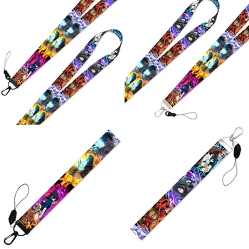 

Uzumaki Naruto Cosplay Props Key Strap Lanyards Unisex Phone Straps Clip ID Card Pass Gym Naruto Accessories