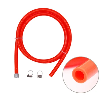 

Homebrew Keg Gas Line Assembly 5/16"ID x 1/2"OD 5ft(1.5m) with MFL Fitting PU Tubing 100 PSIBeer Kegging Equipment