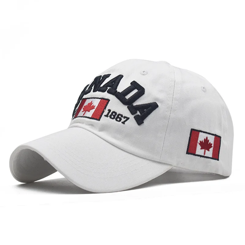 

Popular Lettered Canada Baseball Cap Men Baseball Cap Cotton All-match Casquette