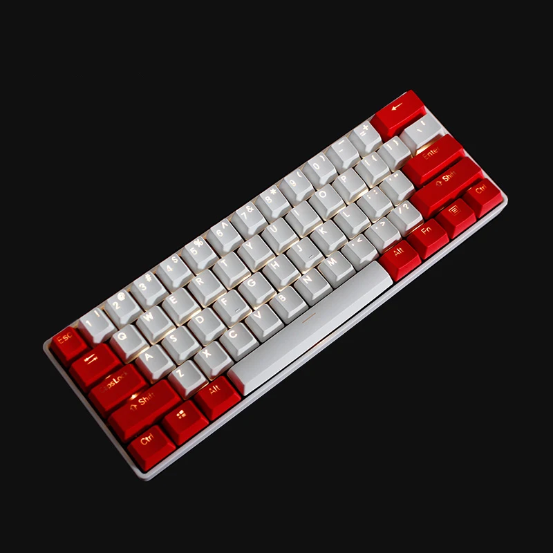 Keyboard Accessories Mechanical Keyboard Transparent Key Cap GH60 Transparent Key Cap 6 Color Optional PBT Material Raindrop