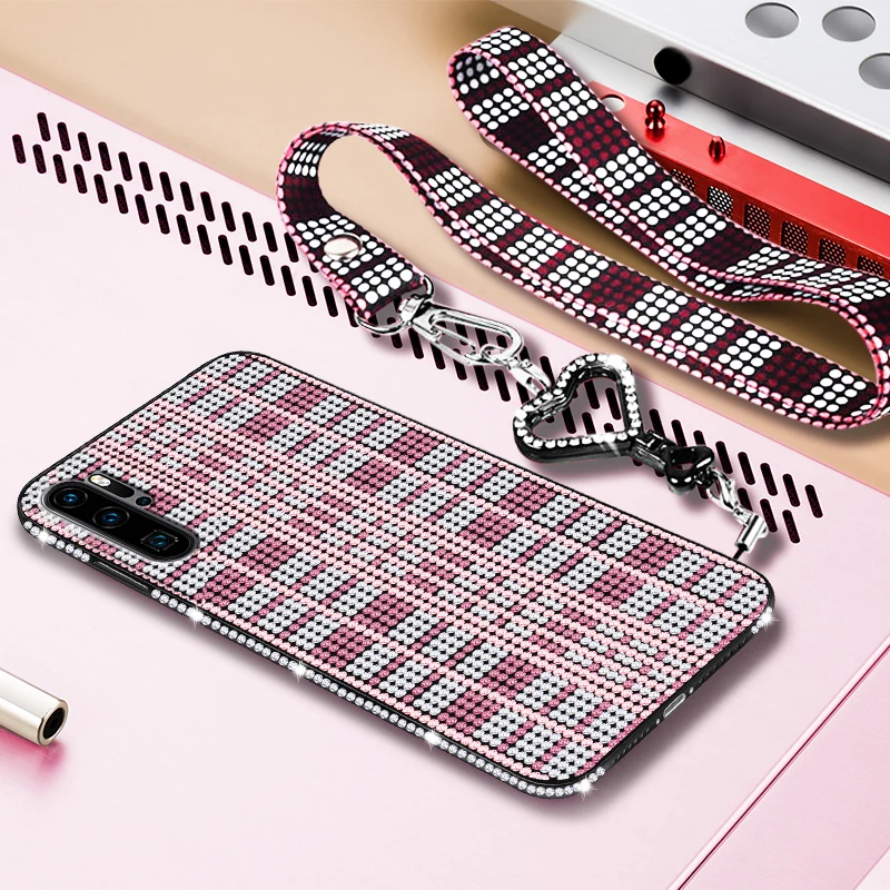 

Luxury flash drill mobile phone case For Samsung S 10 9 8 Plus A 750 50 30 20 10 S a7 2018 Note 10 9 8 Pro Anti-fall phone sets