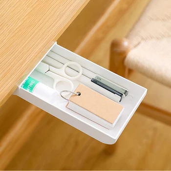 

Organizer Storage Storage Box Under Creative Desk Sticky Storage organizer Drawer Case storage bin Storage шкатулка для украшени