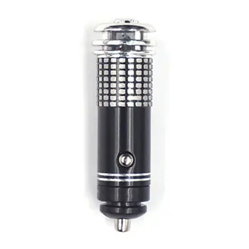 

Mini Auto Car Fresh Air anion Ionic Purifier Oxygen Bar Ozone Ionizer cleaner Vehicle Air Freshener With Blue Light Decorations