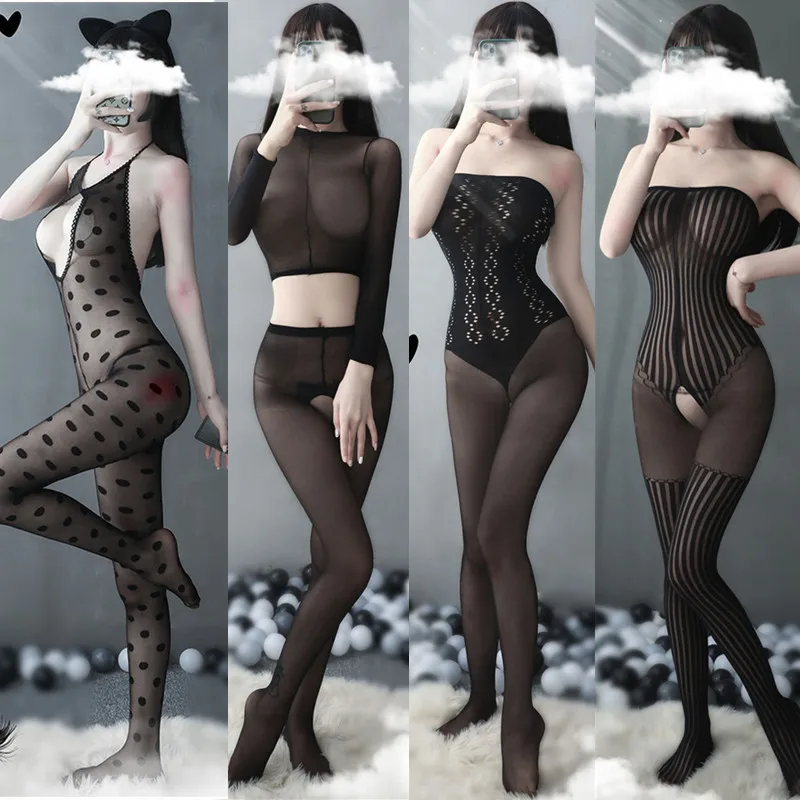 Sexy lingerie porno teddy erotic lingerie hot bodysuit hot women sexy costumes open crotch underwear intimate hose stockings