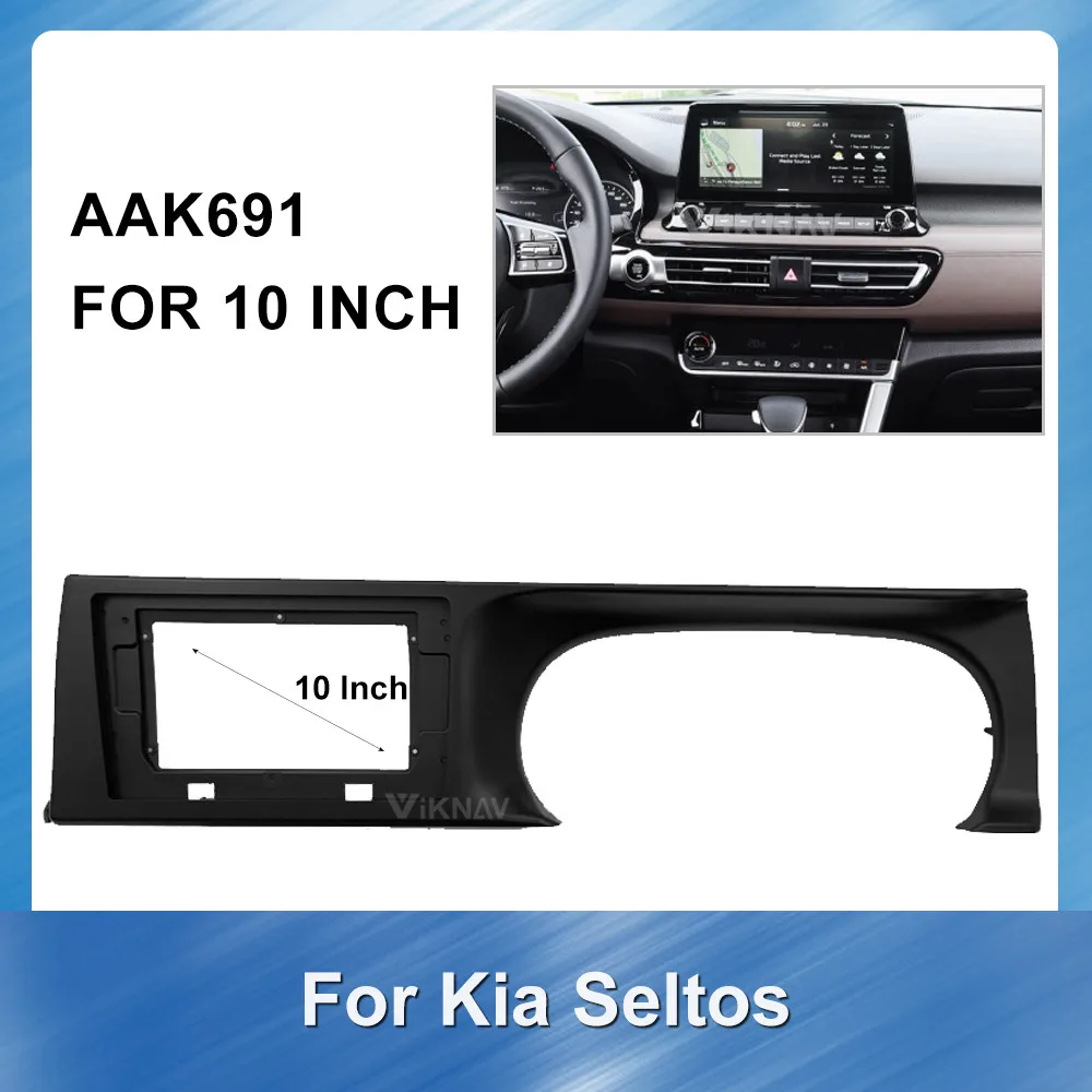 

Рамка для автомобильного радиоприемника для Kia Seltos 2019, 2 din