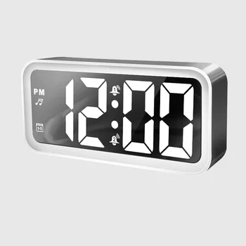 

Music Mute Electronic Clock Europe and America Fashion Mirror Clock Children Household Alarm Clock