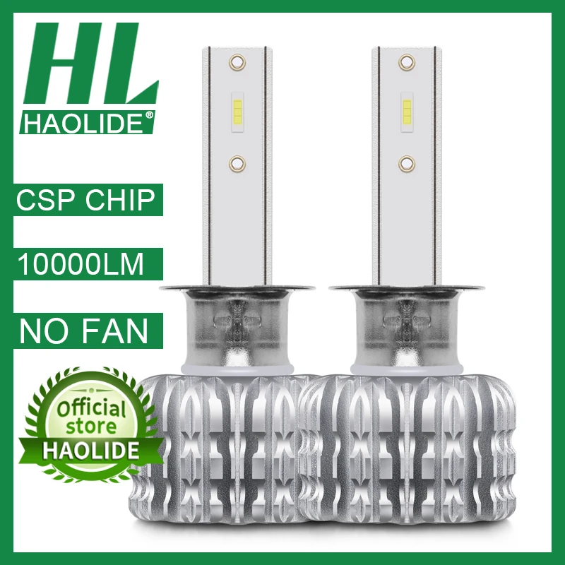 /HL H1 светодиодный светильник H4 H7 H11 HB3 HB4 9005 9006 12 В автомобильные лампы 6500 к