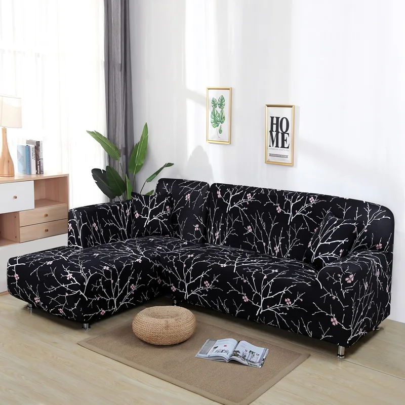 Черные и коричневые чехлы для диванов из спандекса, чехлы для диванов, растягивающиеся съемные чехлы для обеденных сидений, чехлы для гостиничных банкетов - Цвет: 5813