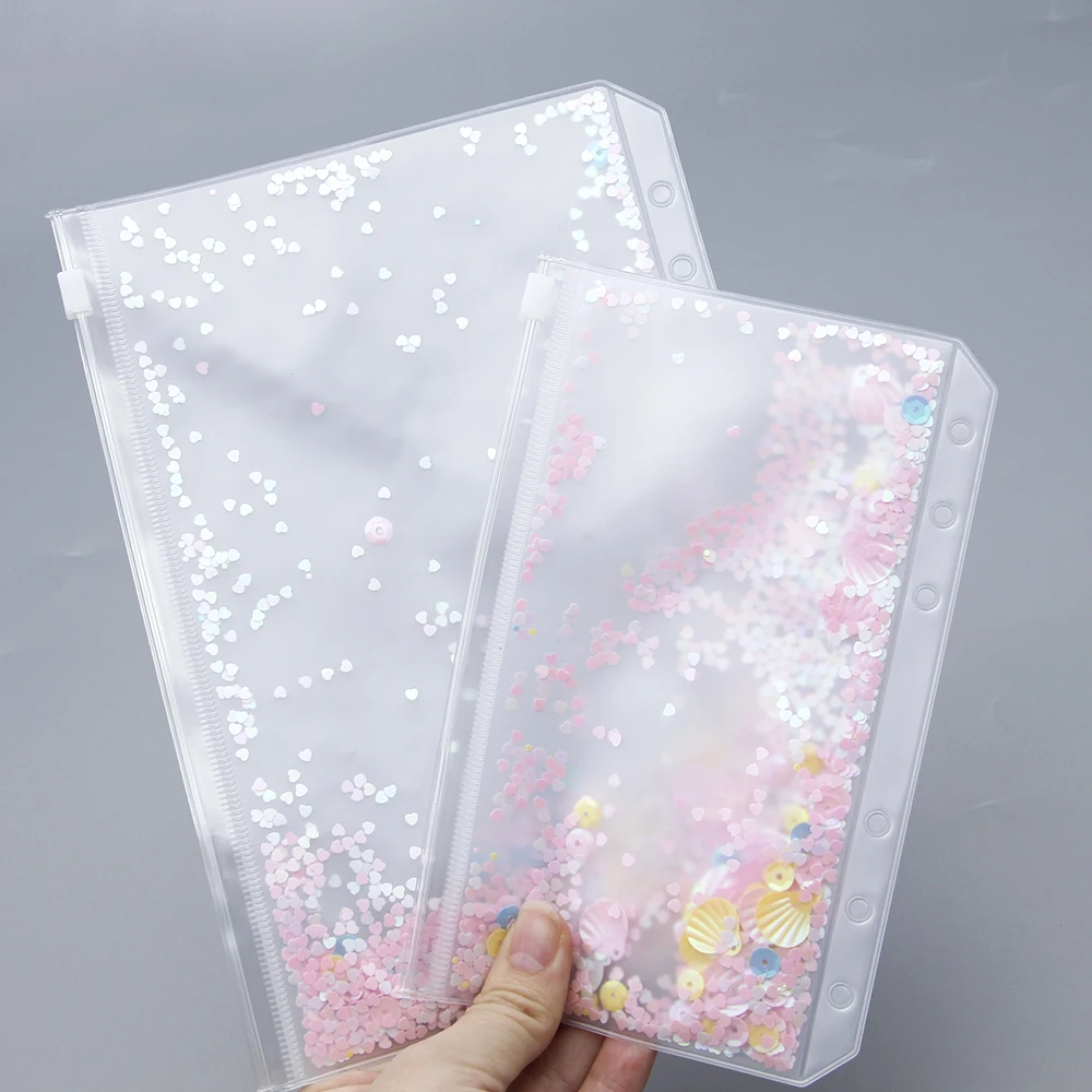 Давид аксессуары блестки сумка на молнии DIY Чехол Карандаш зажимы для купюр прозрачный свободный держатель для карт Карманный материал, 1Yc8253