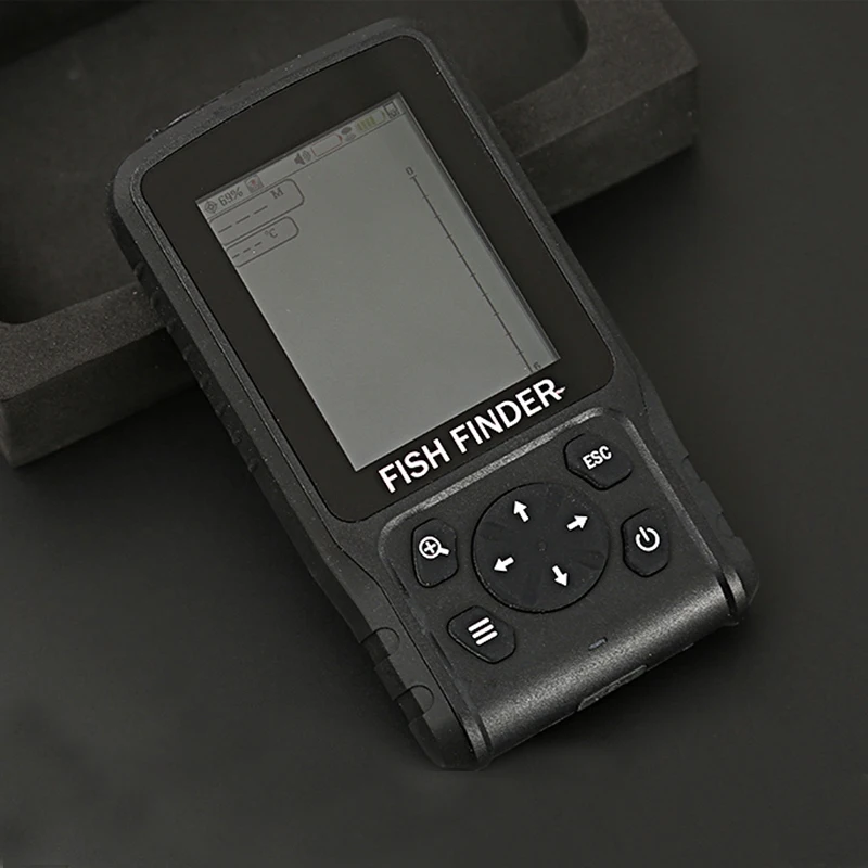 

Portable Depth Fish Finder with 100 M Wireless Sonar Sensor Echo Sounder Fishfinder for Lake Sea Fishing