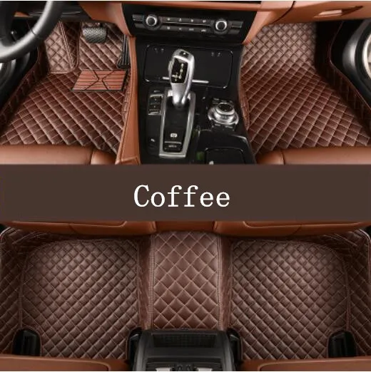 Ranger автомобильные аксессуары стильные Пользовательские Коврики для ног 3D роскошные кожаные автомобильные коврики для Ford Ranger T6 T7 T8 2012 - Название цвета: Coffee
