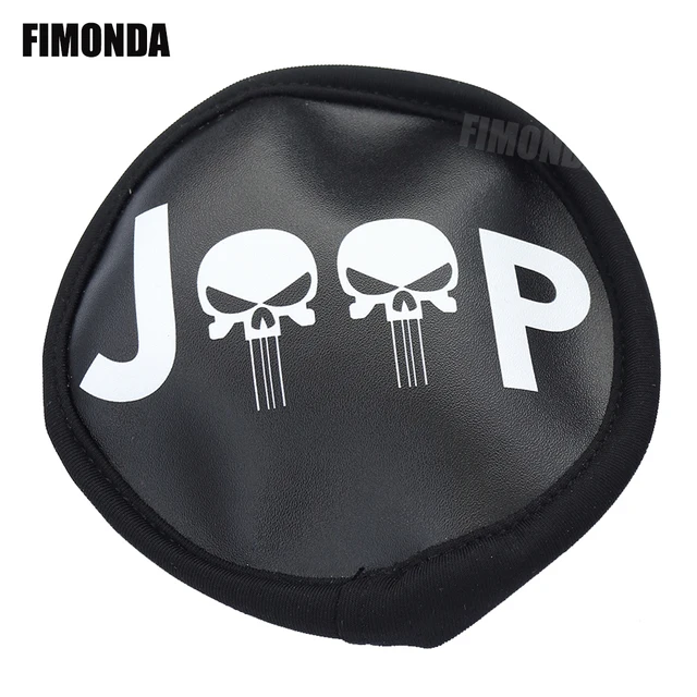thumbnail image 2 of 1/10 Scale RC Spare Tire Cover - PU Leather Dust Protector For 4.52-4.72" Crawler Tires 2 of 13