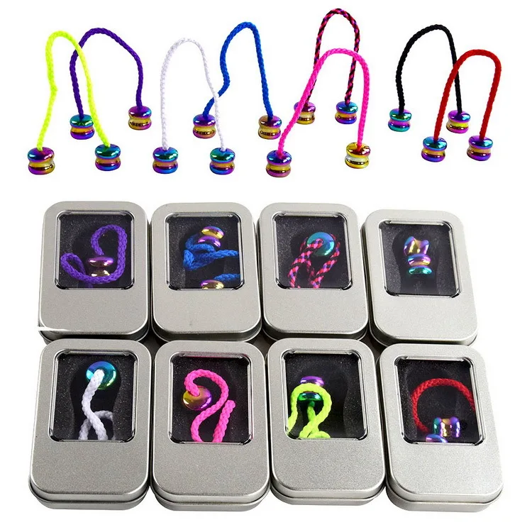 Mini Anti-stress begleri Metal Fidget Toys Multicolor Stress Relief Boys Girls Baby Birthday Surprises Funny Gifts sensory toys