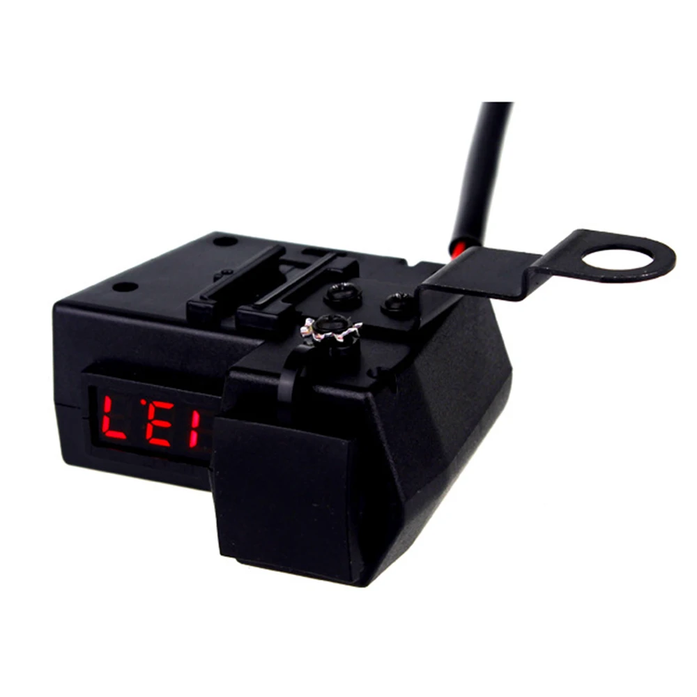 PP 4-в-1 2-24 V) Многофункциональная мотоцикл зарядных порта USB для автомобиля Зарядное устройство 30x28x62 мм с наружной резьбой