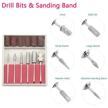 

Electric Nail File Drill Manicure Tool Pedicure Machine Set Kit